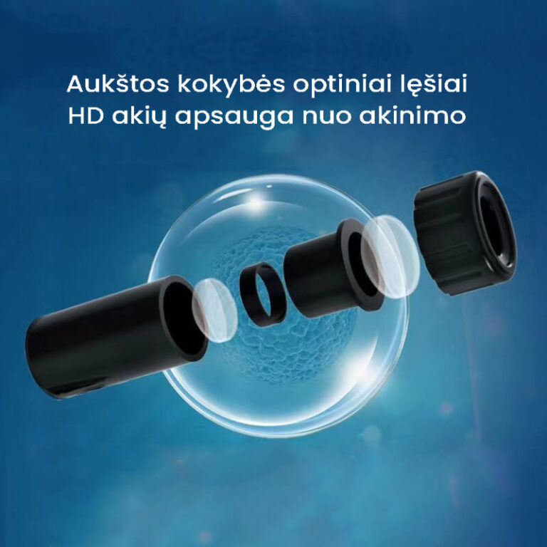 Інноваційний портативний міні-мікроскоп для дітей зі світлодіодним підсвічуванням Užsisakykite Trendai.lt 12