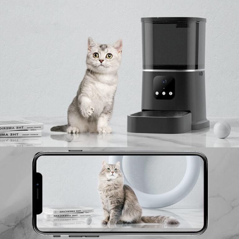 Автоматична розумна годівниця для домашніх тварин з Wi-Fi і відеокамерою Užsisakykite Trendai.lt 6