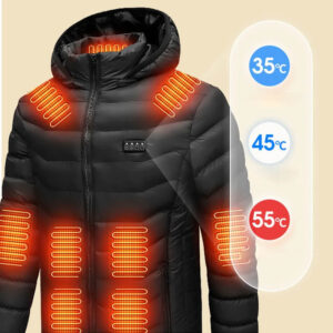 Куртка з електропідігрівом з USB унісекс до 19 зон Užsisakykite Trendai.lt 18