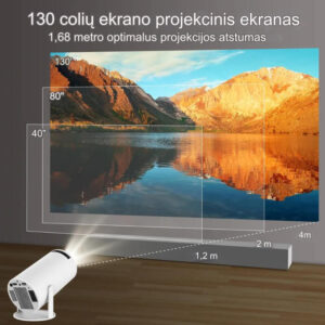 Розумний портативний міні-проектор 4k Užsisakykite Trendai.lt 19