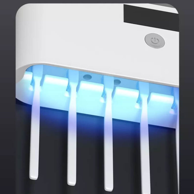 Тримач для зубної щітки, ультрафіолетовий стерилізатор із дозатором зубної пасти Užsisakykite Trendai.lt 5