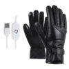 Шкіряні рукавички з електропідігрівом Užsisakykite Trendai.lt 43