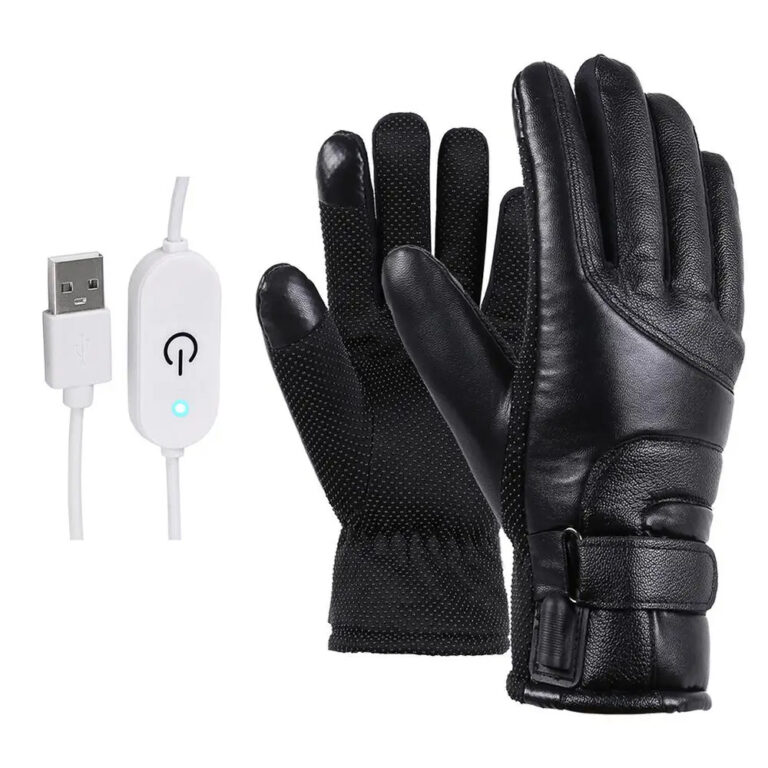 Шкіряні рукавички з електропідігрівом Užsisakykite Trendai.lt 13