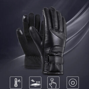 Шкіряні рукавички з електропідігрівом Užsisakykite Trendai.lt 14
