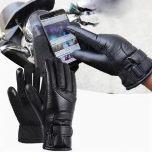 Шкіряні рукавички з електропідігрівом Užsisakykite Trendai.lt 17