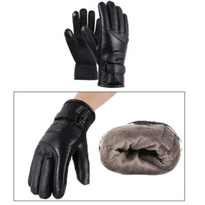 Шкіряні рукавички з електропідігрівом Užsisakykite Trendai.lt 22