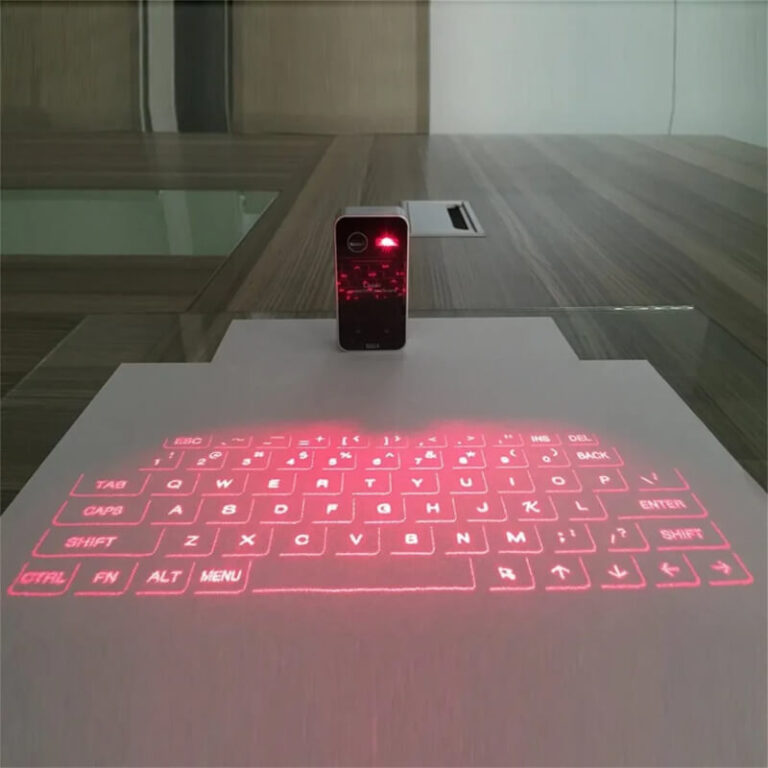 Лазерна бездротова клавіатура для комп’ютера та телефону з проектором Užsisakykite Trendai.lt 8