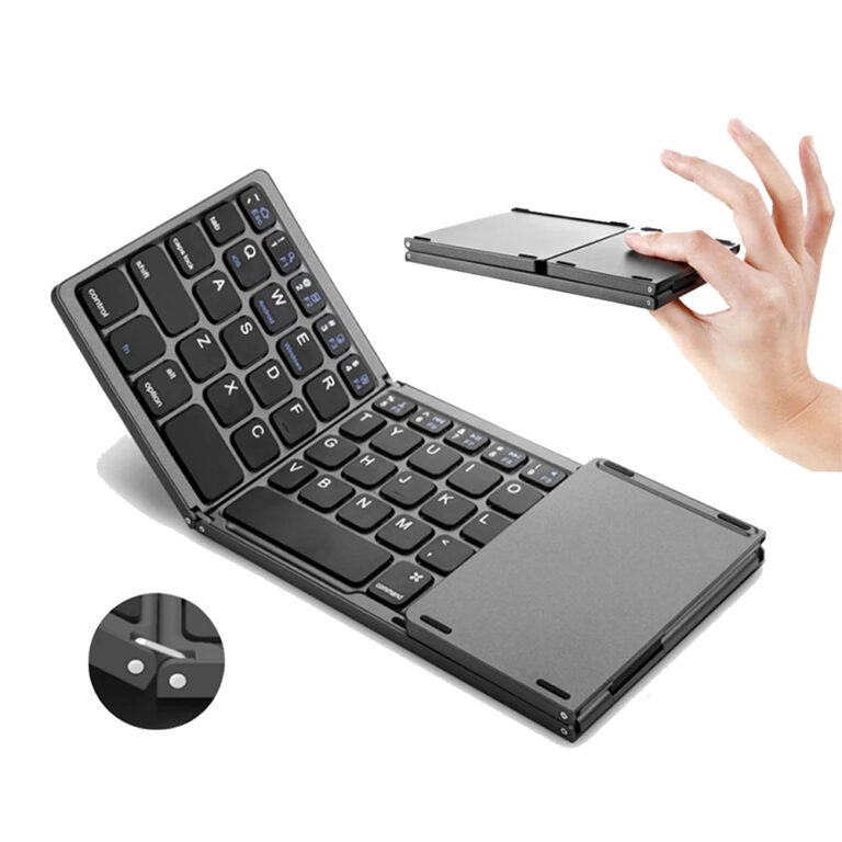 Міні-складна бездротова клавіатура з сенсорною поверхнею Užsisakykite Trendai.lt 4