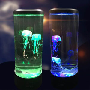 Портативна світлодіодна нічна настільна лампа з імітацією медузи Užsisakykite Trendai.lt 12