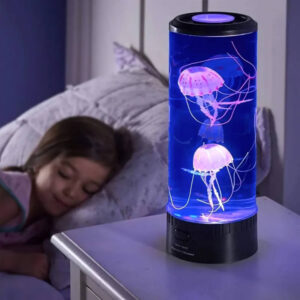 Портативна світлодіодна нічна настільна лампа з імітацією медузи Užsisakykite Trendai.lt 14