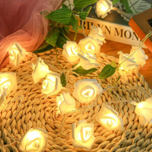 Романтична підсвічена гірлянда з лампочок у формі кілець троянд Užsisakykite Trendai.lt 17