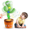 Танцюючий кактус для дітей, м’яка іграшка, яка співає і повторює слова Užsisakykite Trendai.lt 17