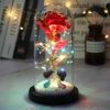 Світлова троянда в скляній декоративній лампі Užsisakykite Trendai.lt 53