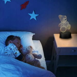 Нічна лампа з ефектом ведмедика 3D і дистанційним керуванням Užsisakykite Trendai.lt 17