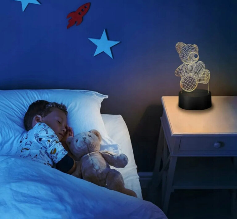 Нічна лампа з ефектом ведмедика 3D і дистанційним керуванням Užsisakykite Trendai.lt 10